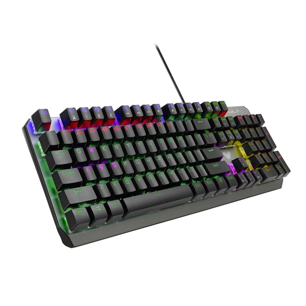 Teclado Gamer Mecânico Usb Keyboard Aula Fz066-ii Com Led - Imagem 4